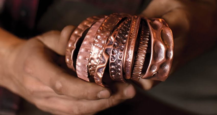 انواع مدل دستبند مسی زنانه و مردانه